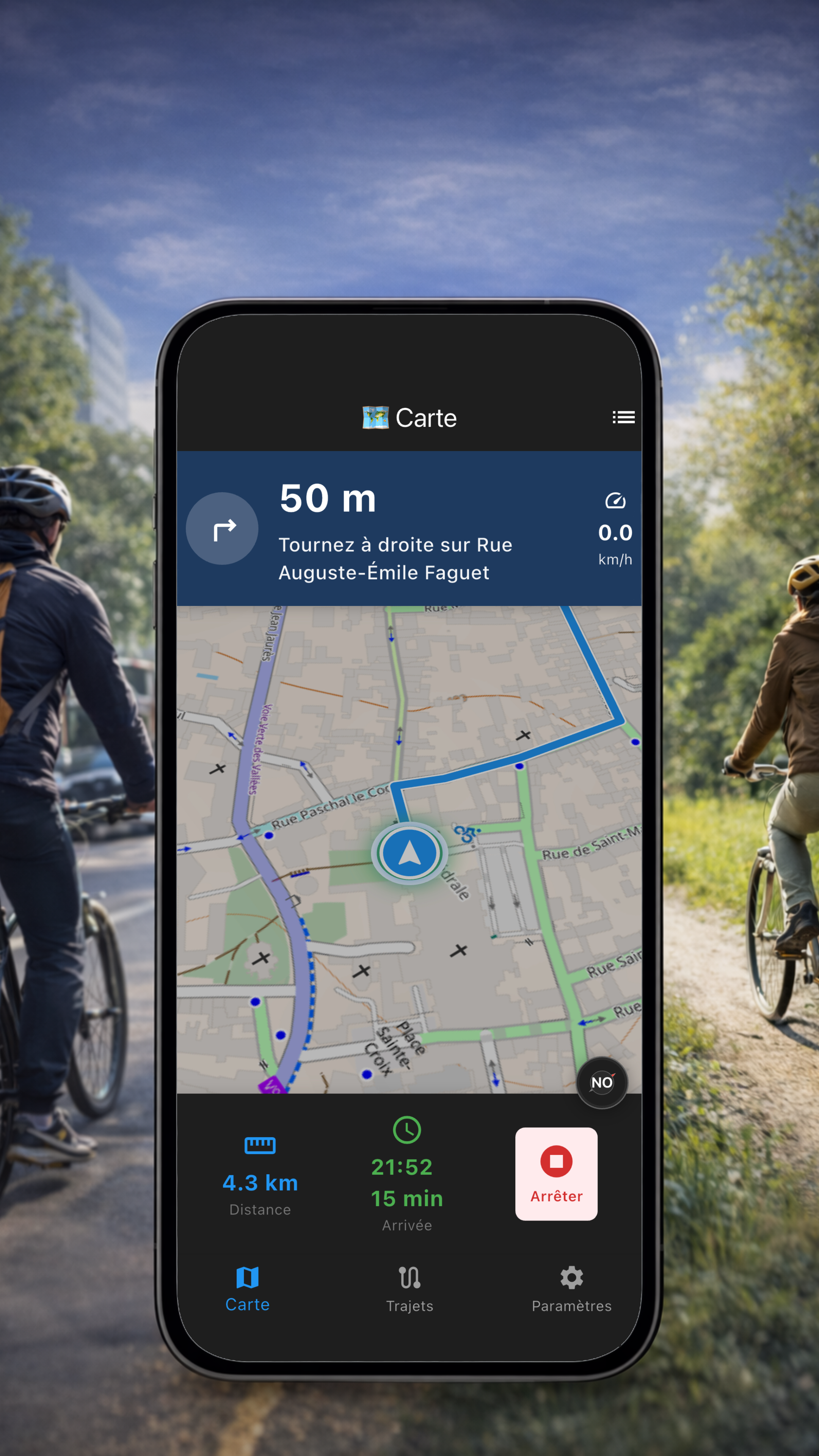 Navigation GPS BikeGPS